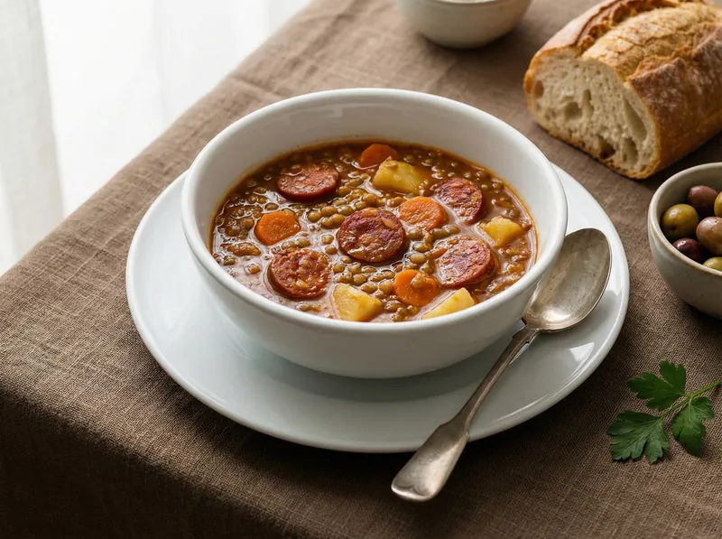 Lentejas con Chorizo