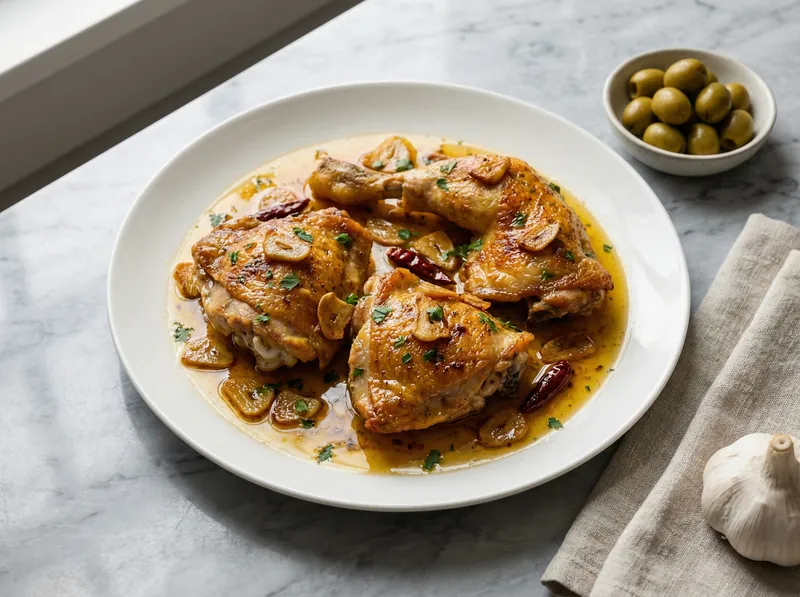 Pollo Al Ajillo
