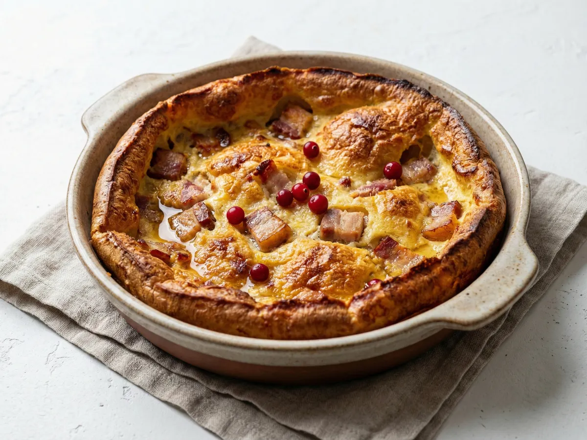 Flaskpannkaka (Oven Pancake with Pork)