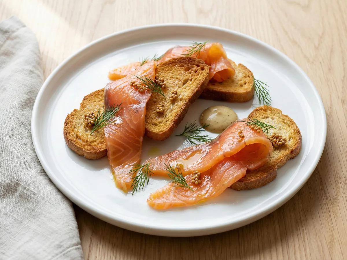 Gravlax With Toast