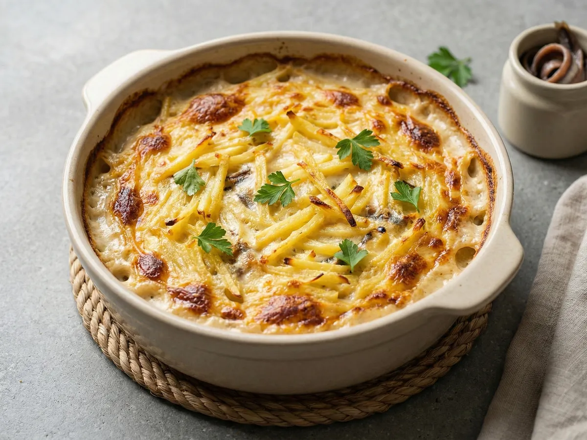 Jansson's Temptation (Potato and Anchovy Gratin)