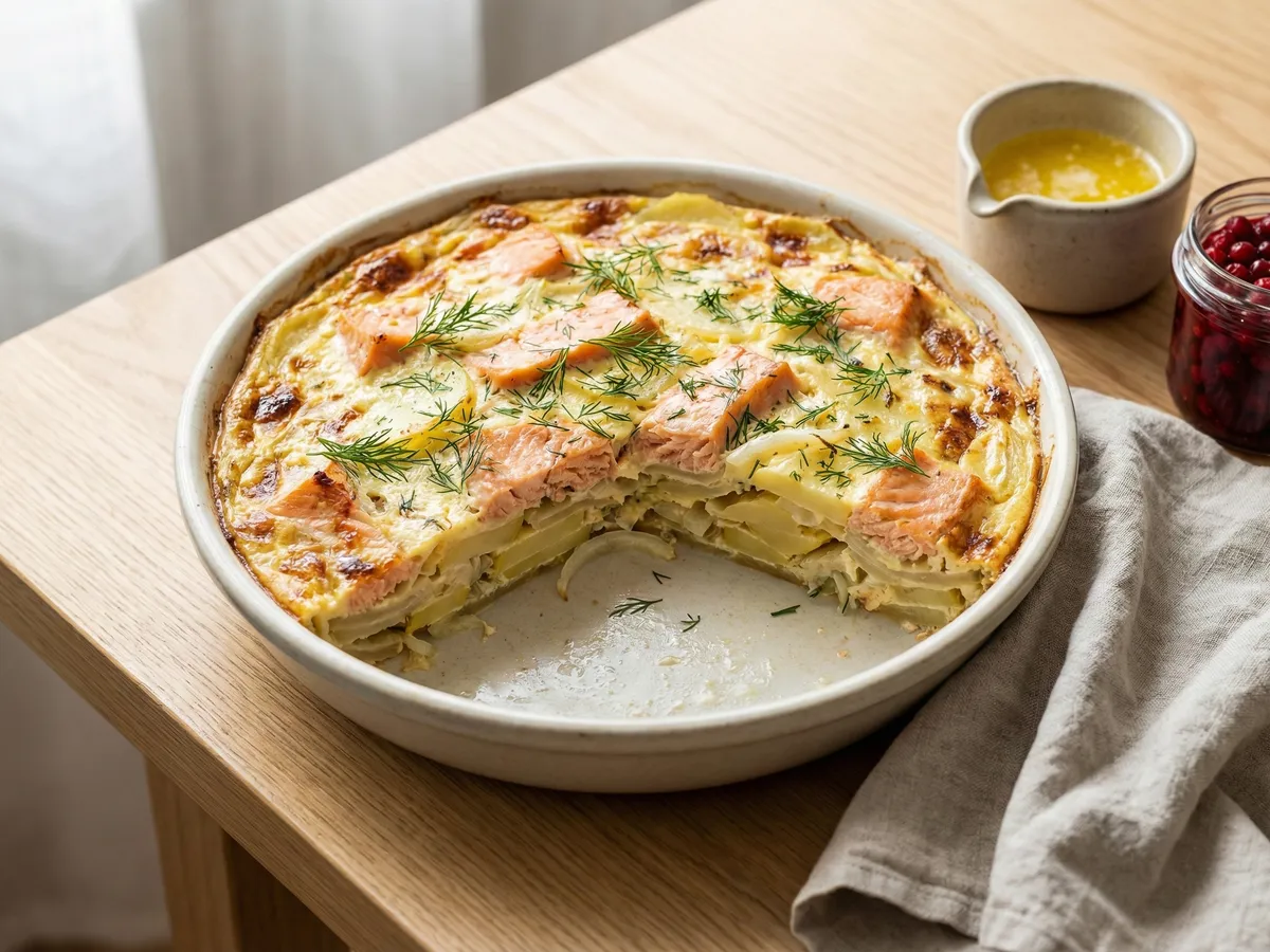 Laxpudding (Salmon Pudding)