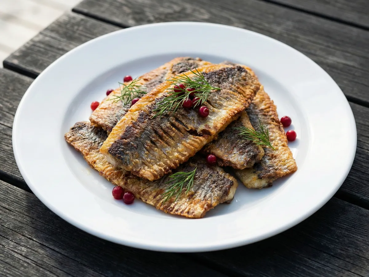 Stekt Strömming (Fried Baltic Herring)