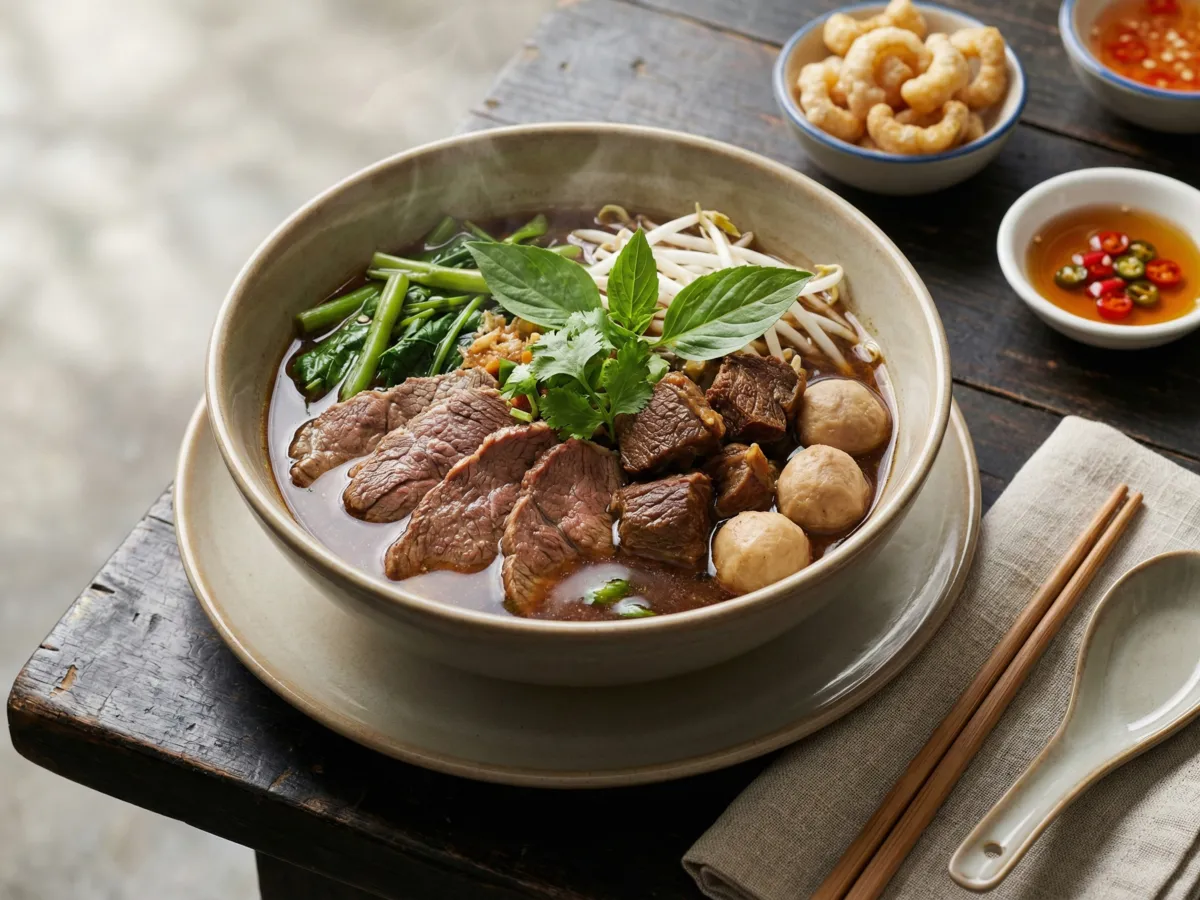 Boat Noodles (Kuay Teow Reua)