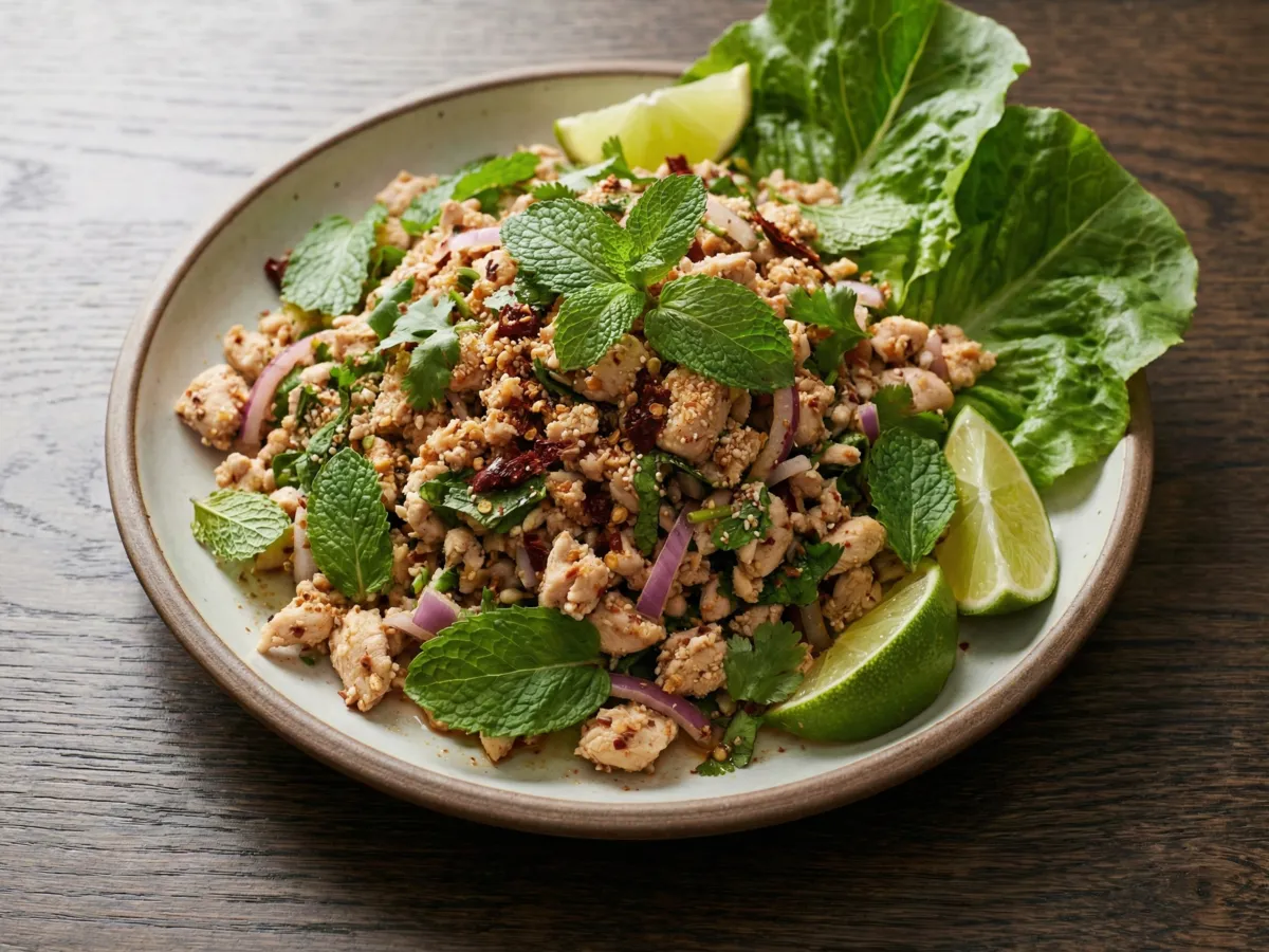 Larb Gai (Minced Chicken Salad)