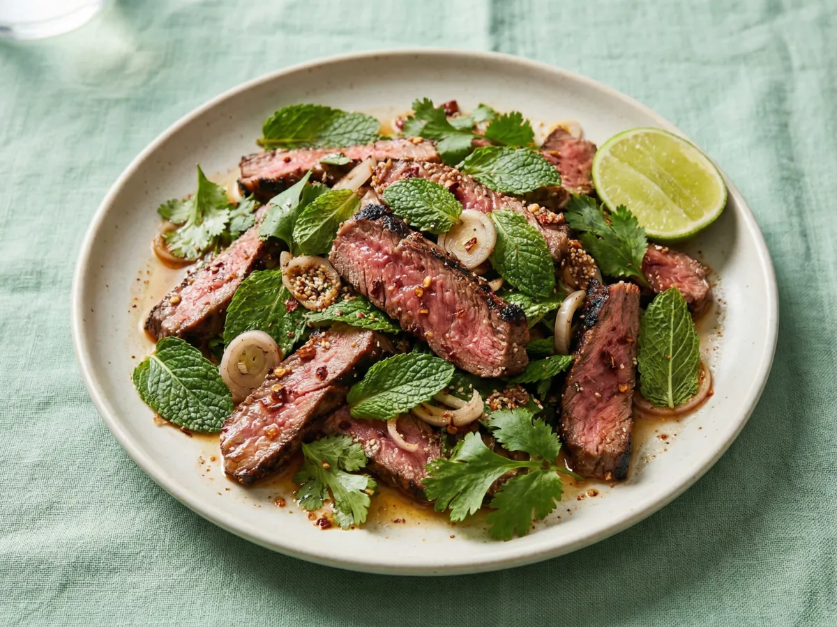 Nam Tok (Grilled Pork Salad)