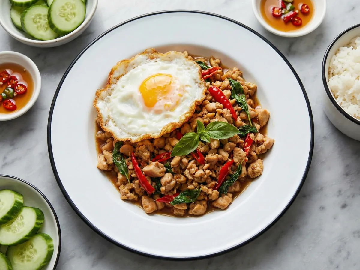 Pad Kra Pao Gai (Basil Chicken Stir-Fry)