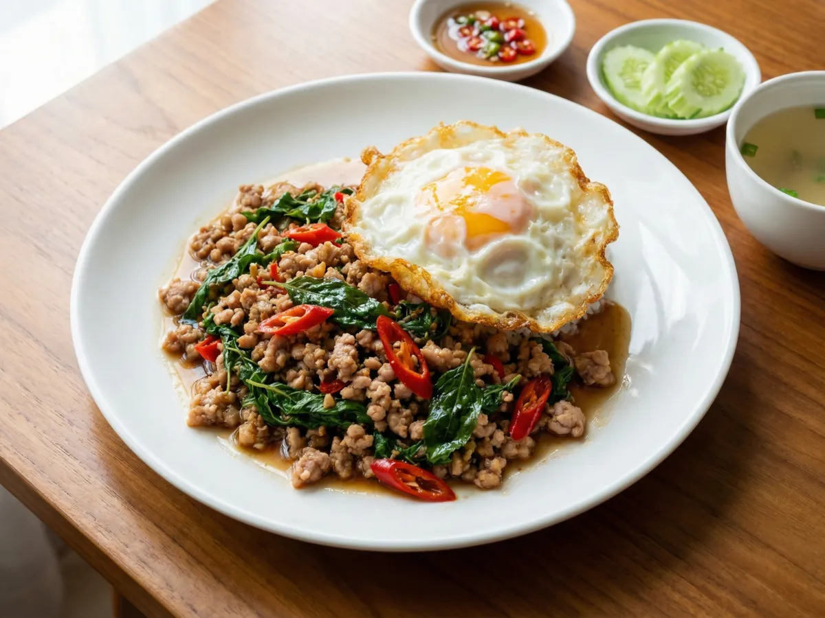 Pad Kra Pao Moo (Basil Pork Stir-Fry)