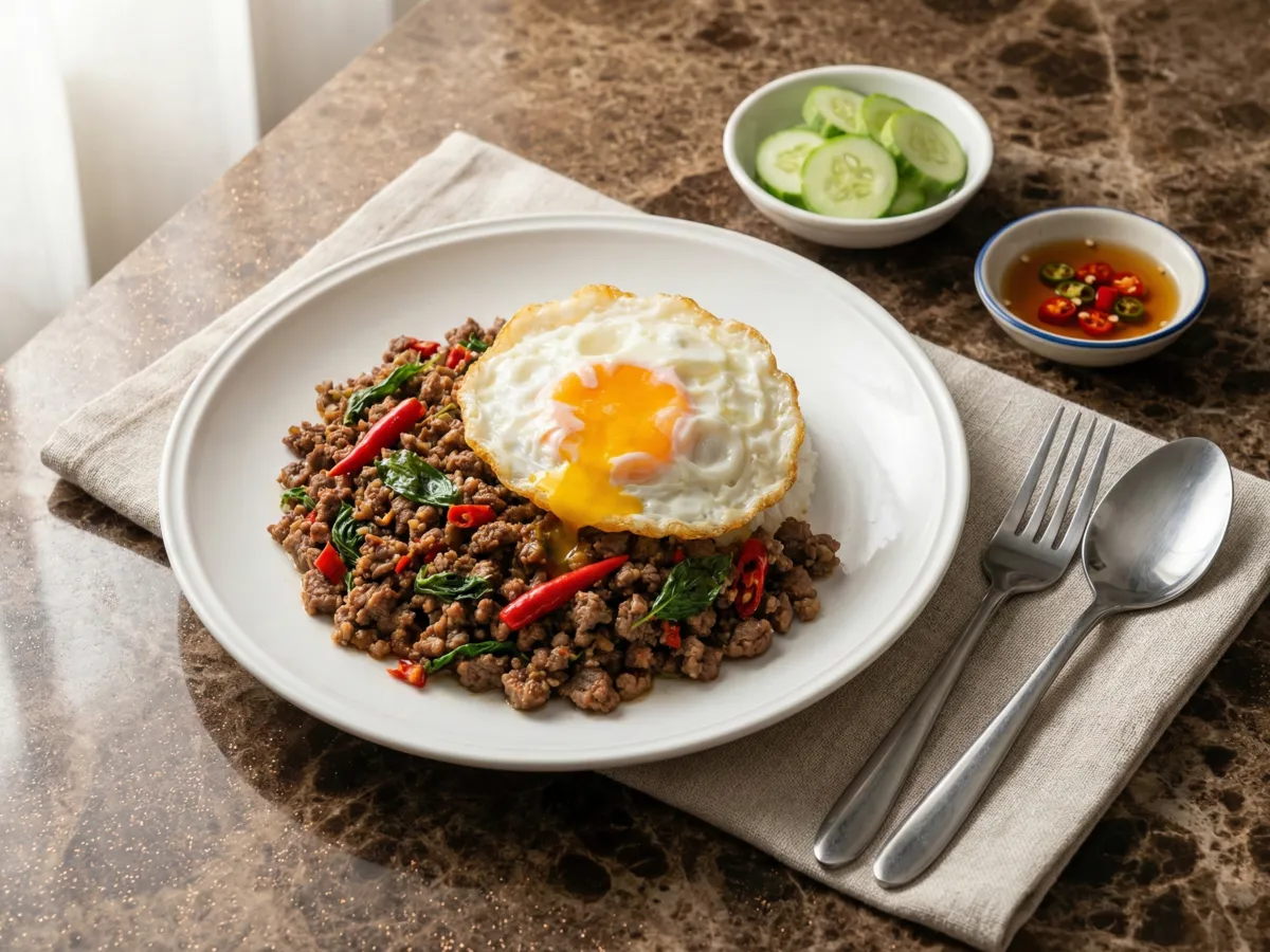 Pad Kra Pao Neua (Basil Beef Stir-Fry)