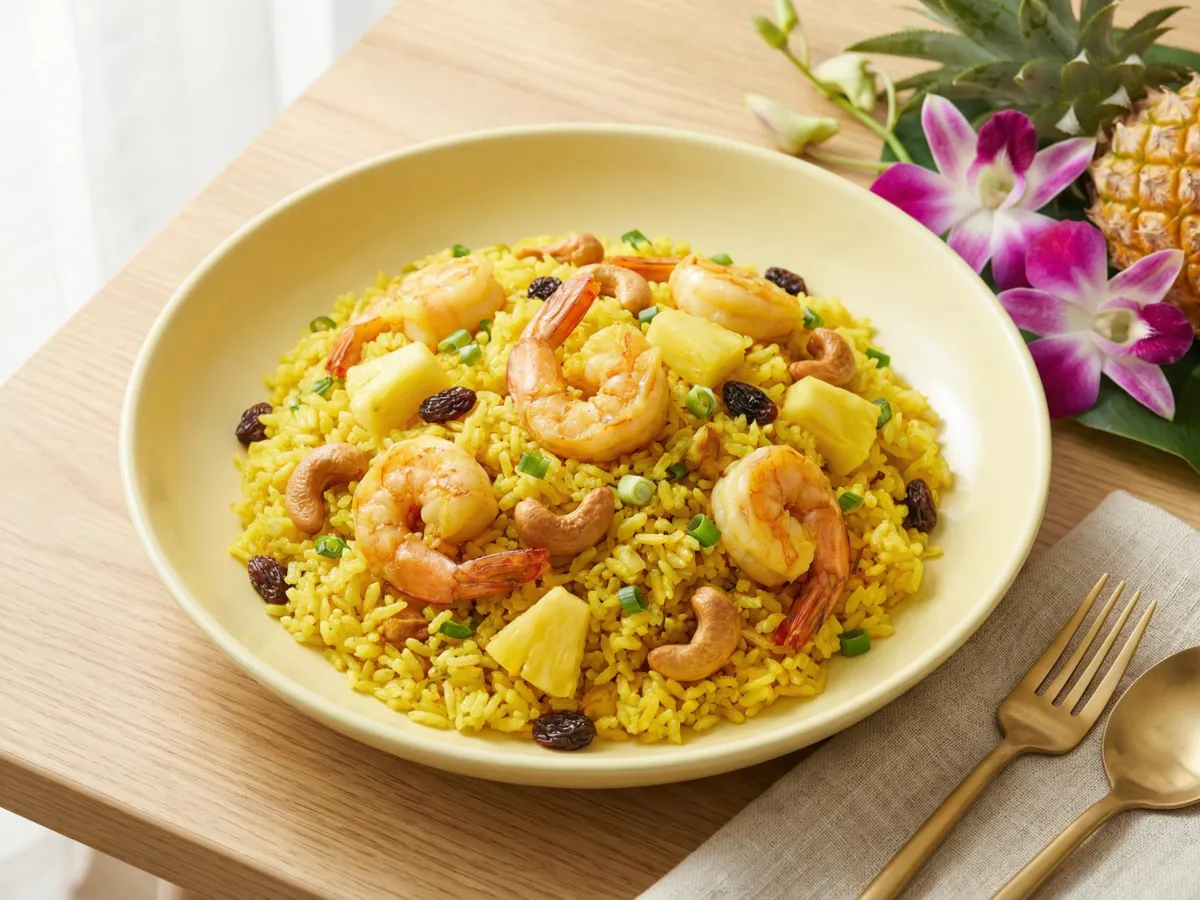 Pineapple Fried Rice Thai Style