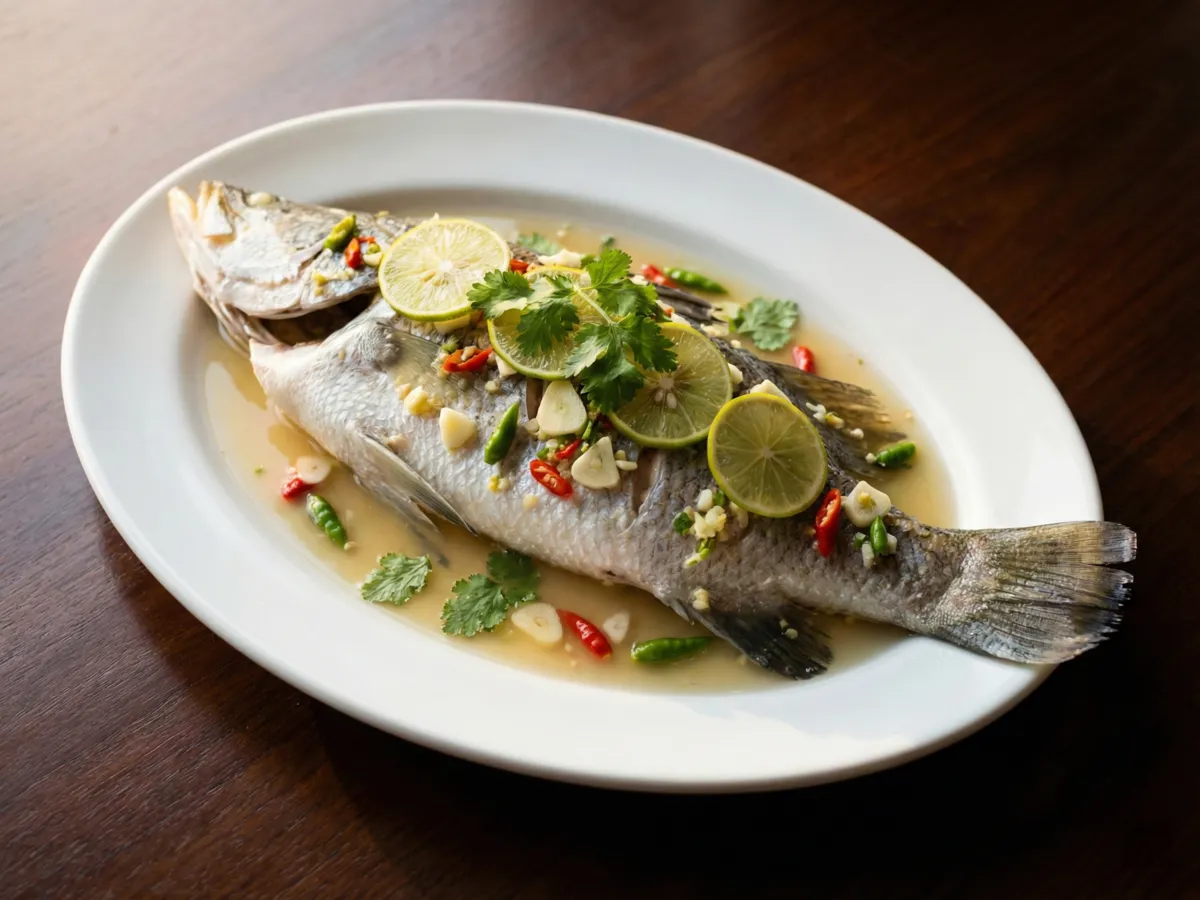 Steamed Fish With Lime