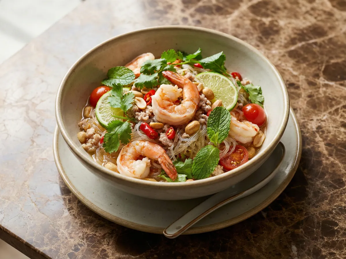 Yum Woon Sen (Thai Glass Noodle Salad)
