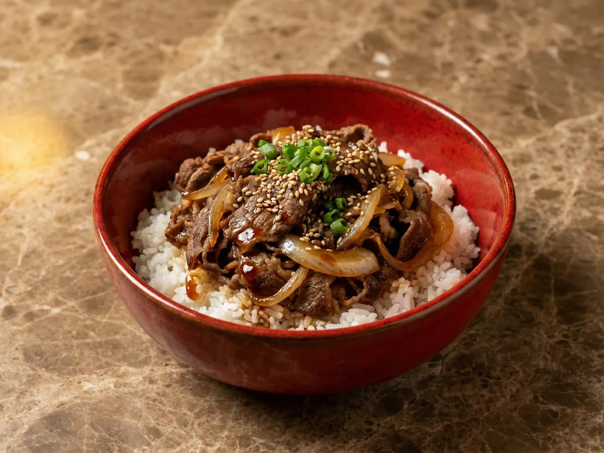 Beef And Rice Bowl