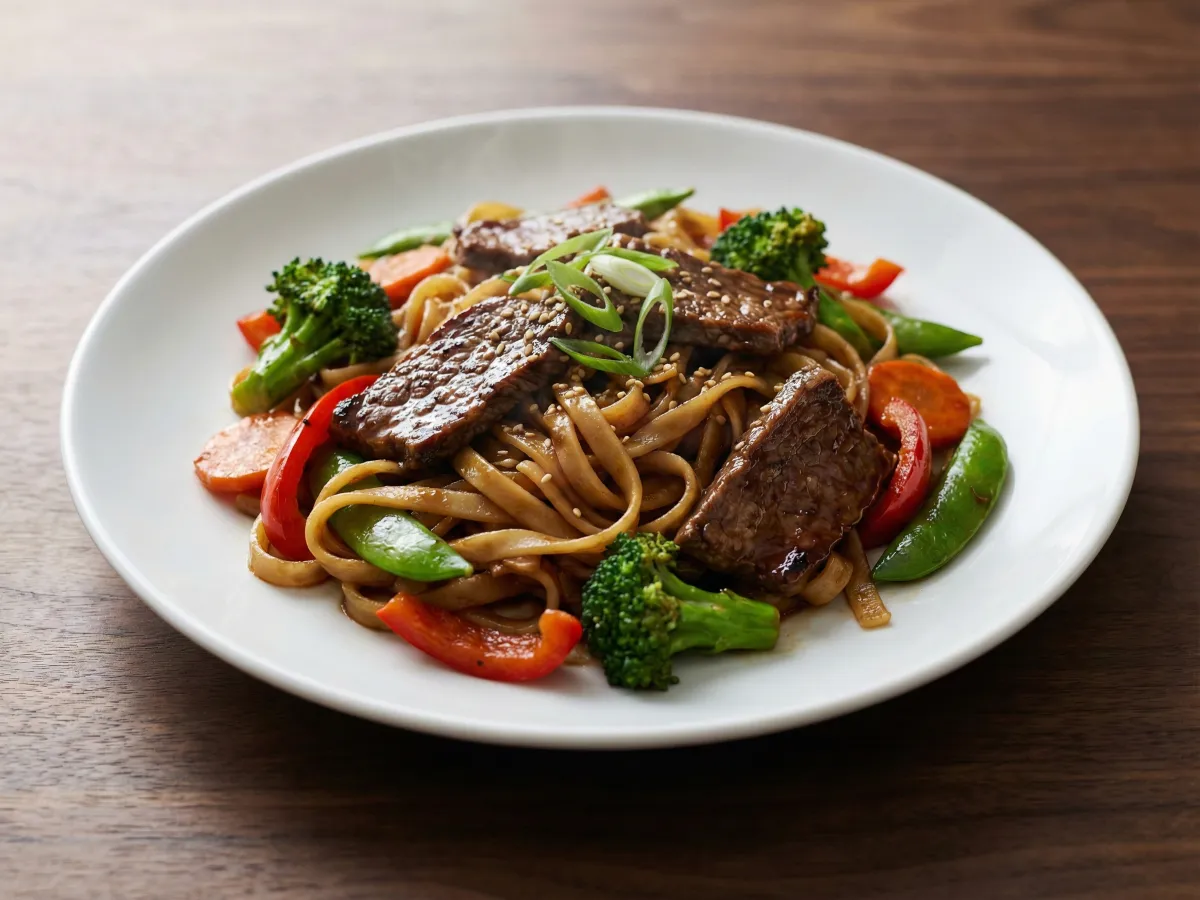 Beef Noodle Stir Fry