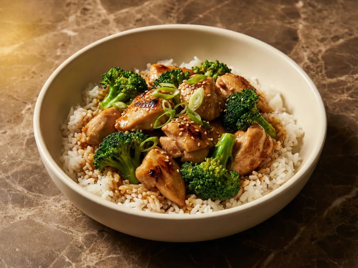 Chicken And Broccoli Rice Bowl