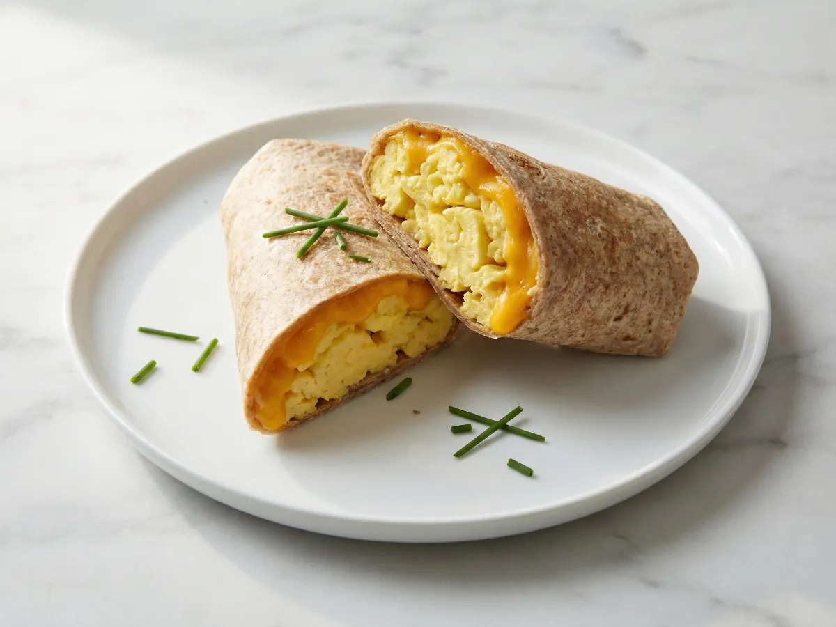 Egg And Cheese Breakfast Wrap