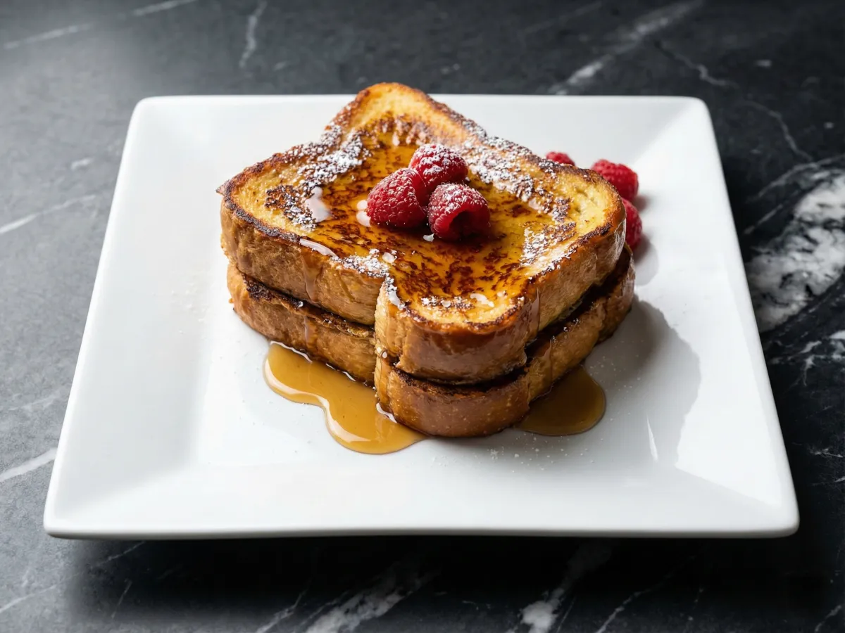 French Toast With Maple Syrup