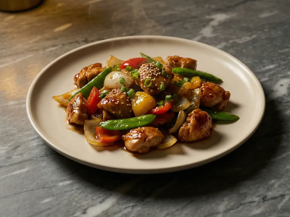 Honey Garlic Chicken Stir Fry