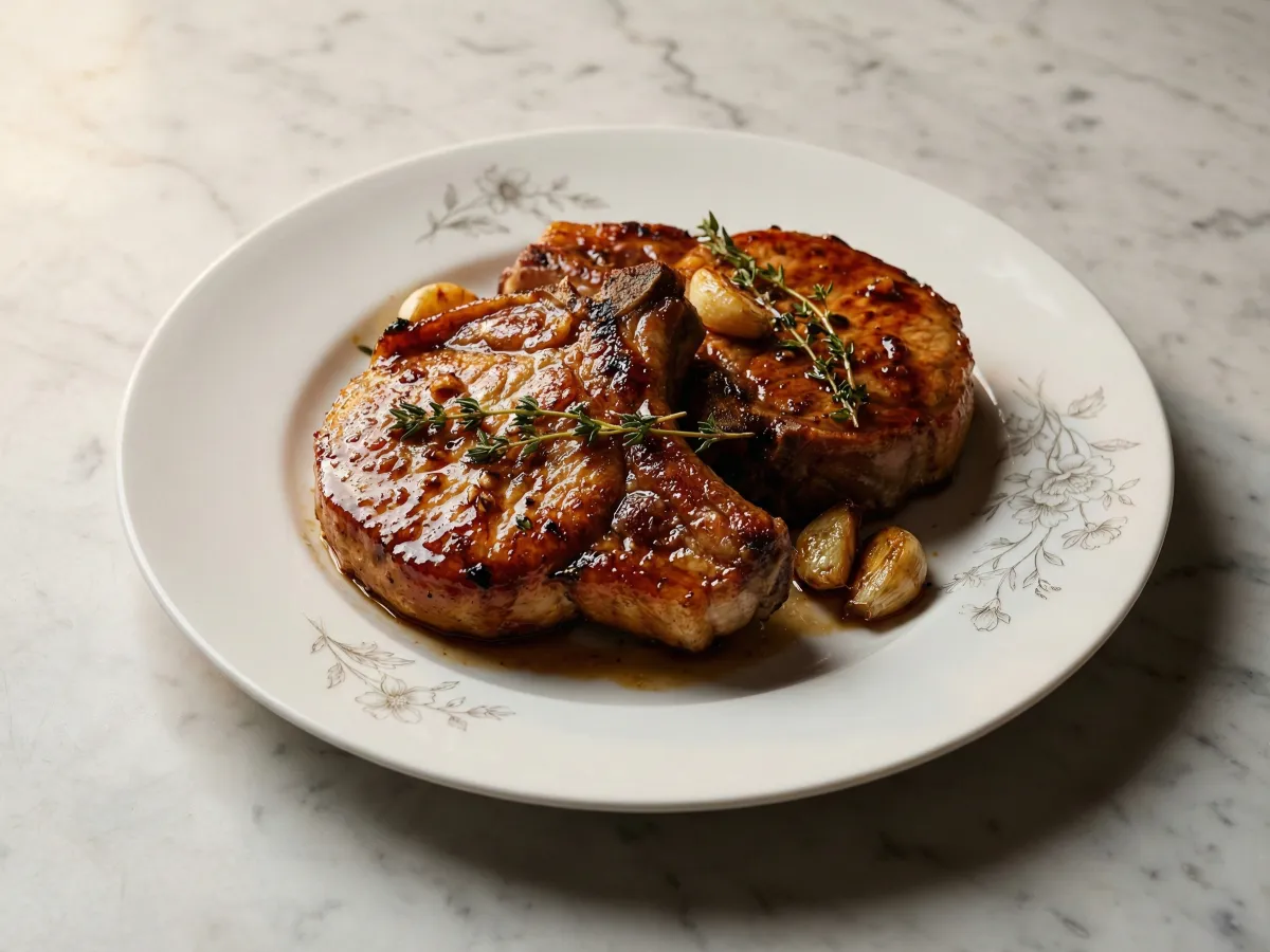 Honey Garlic Pork Chops