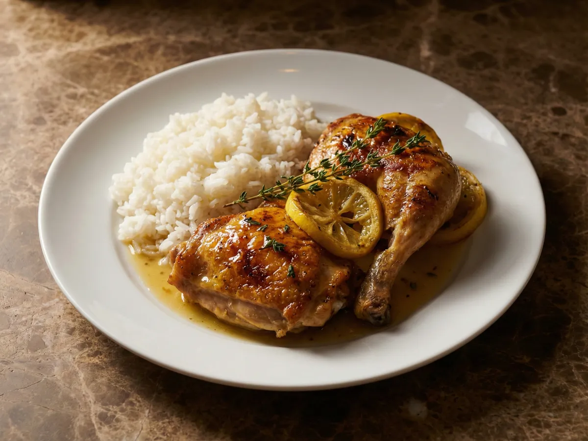 Lemon Chicken And Rice