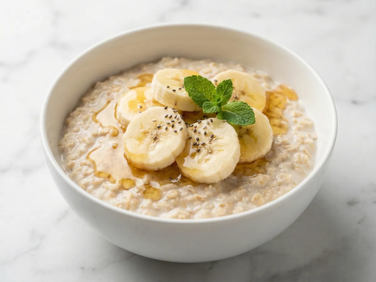 Oatmeal With Honey And Banana