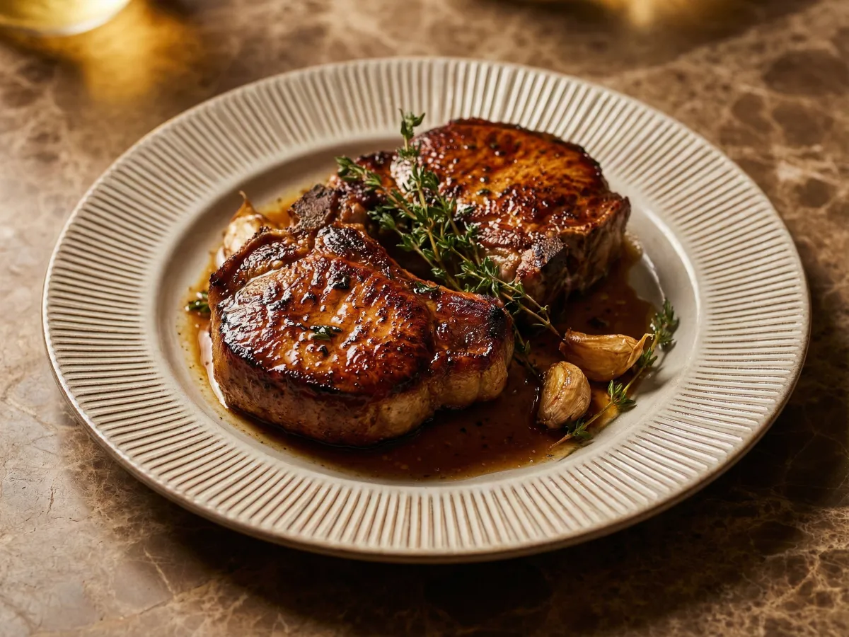 Pan Seared Pork Chops
