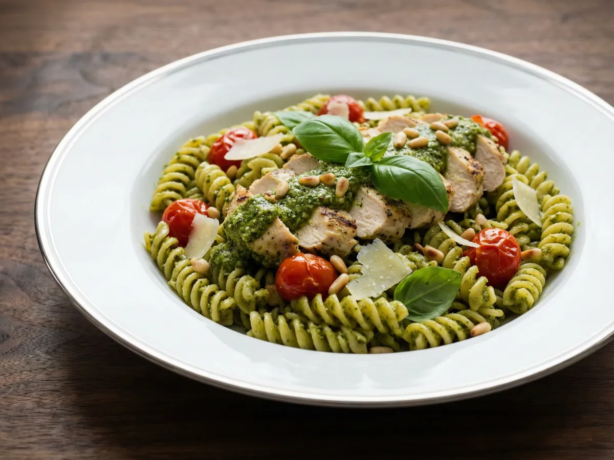 Pesto Pasta With Chicken