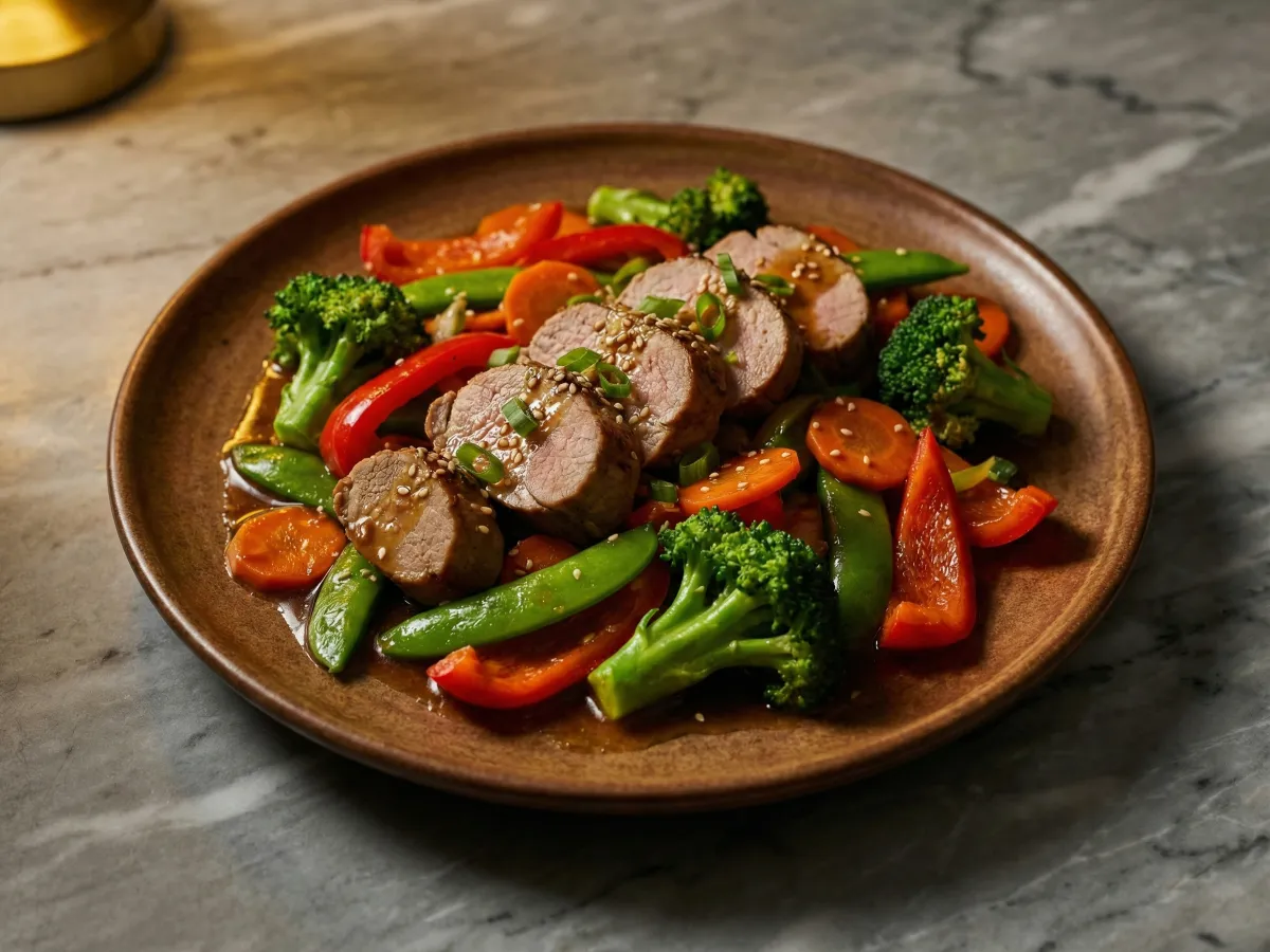 Pork Stir Fry With Vegetables
