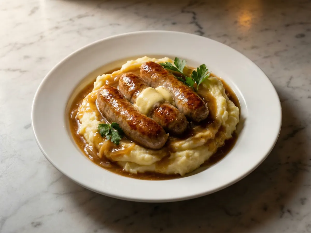 Sausage And Mashed Potatoes