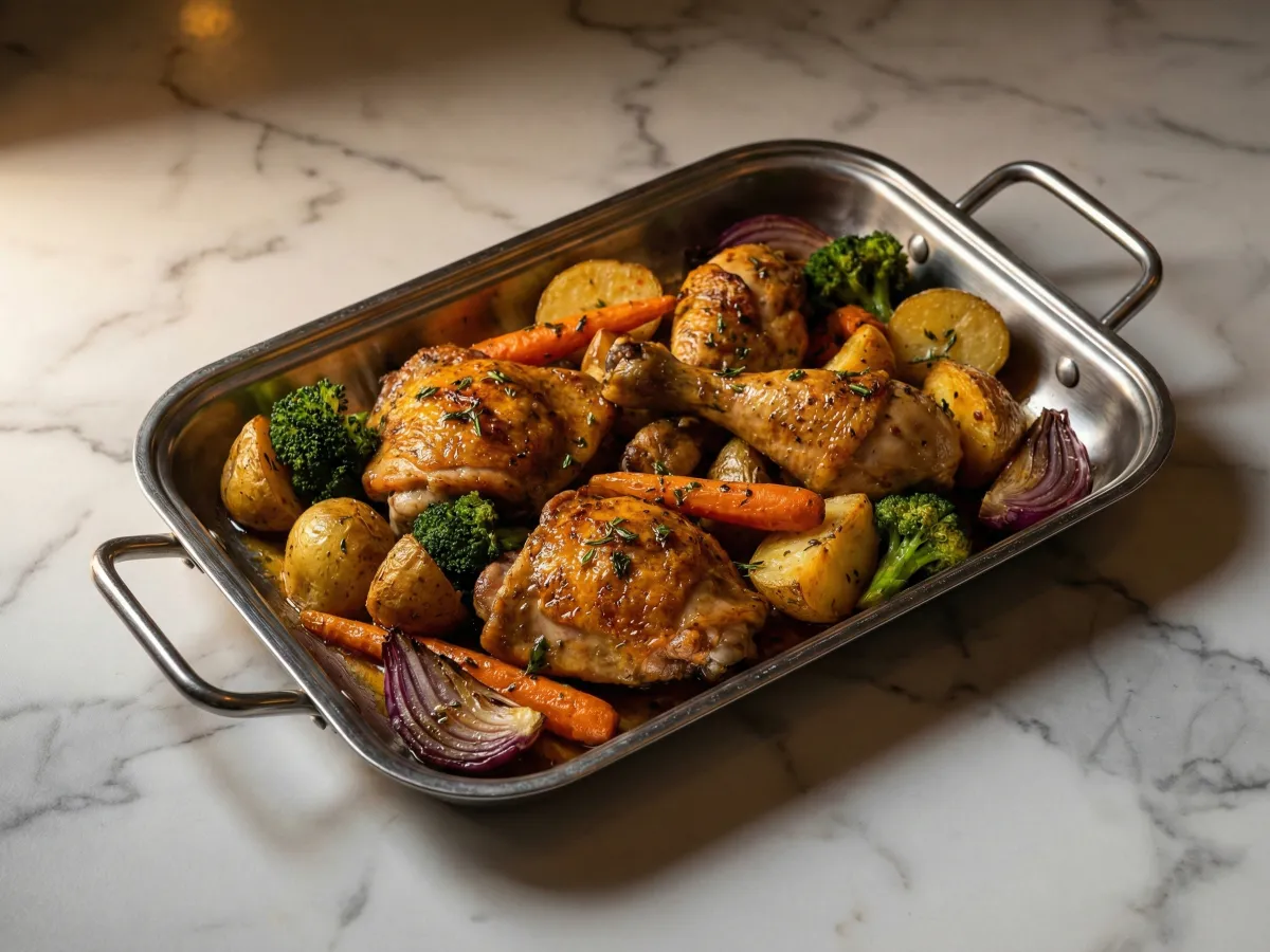 Sheet Pan Chicken And Vegetables