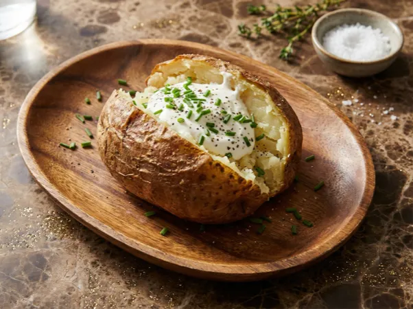 Baked Potato With Toppings