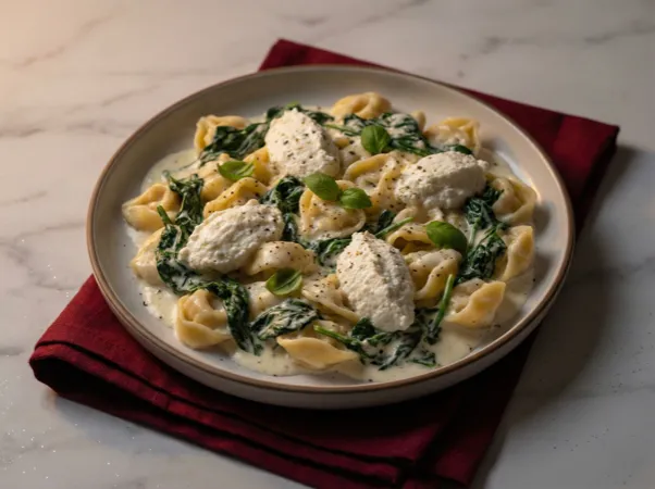 Spinach And Ricotta Pasta