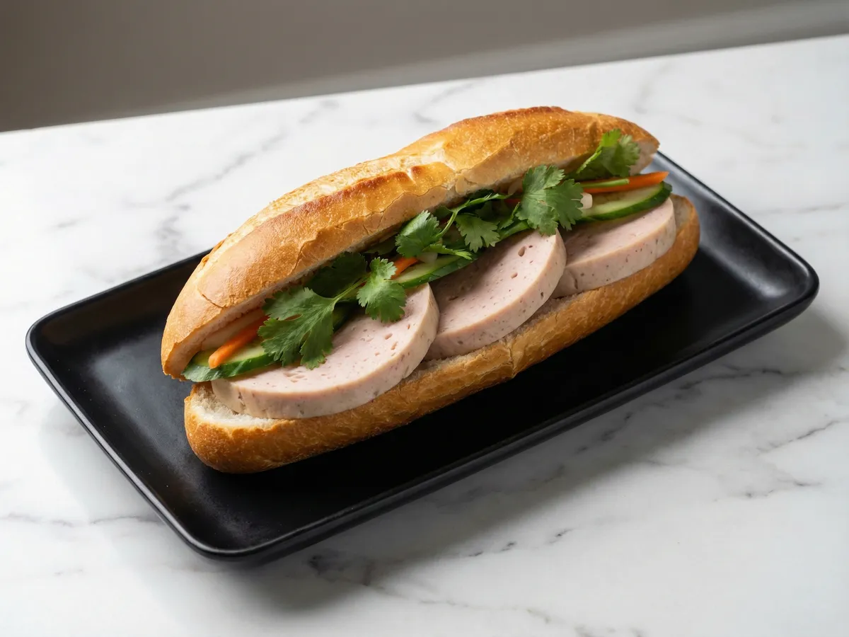 Banh Mi Cha Lua (Vietnamese Pork Sausage Banh Mi)
