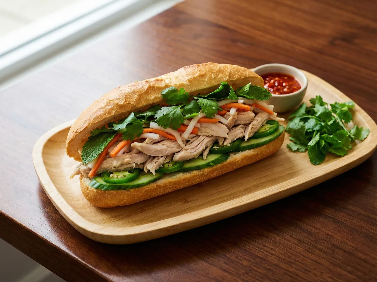 Banh Mi Ga (Chicken Banh Mi)