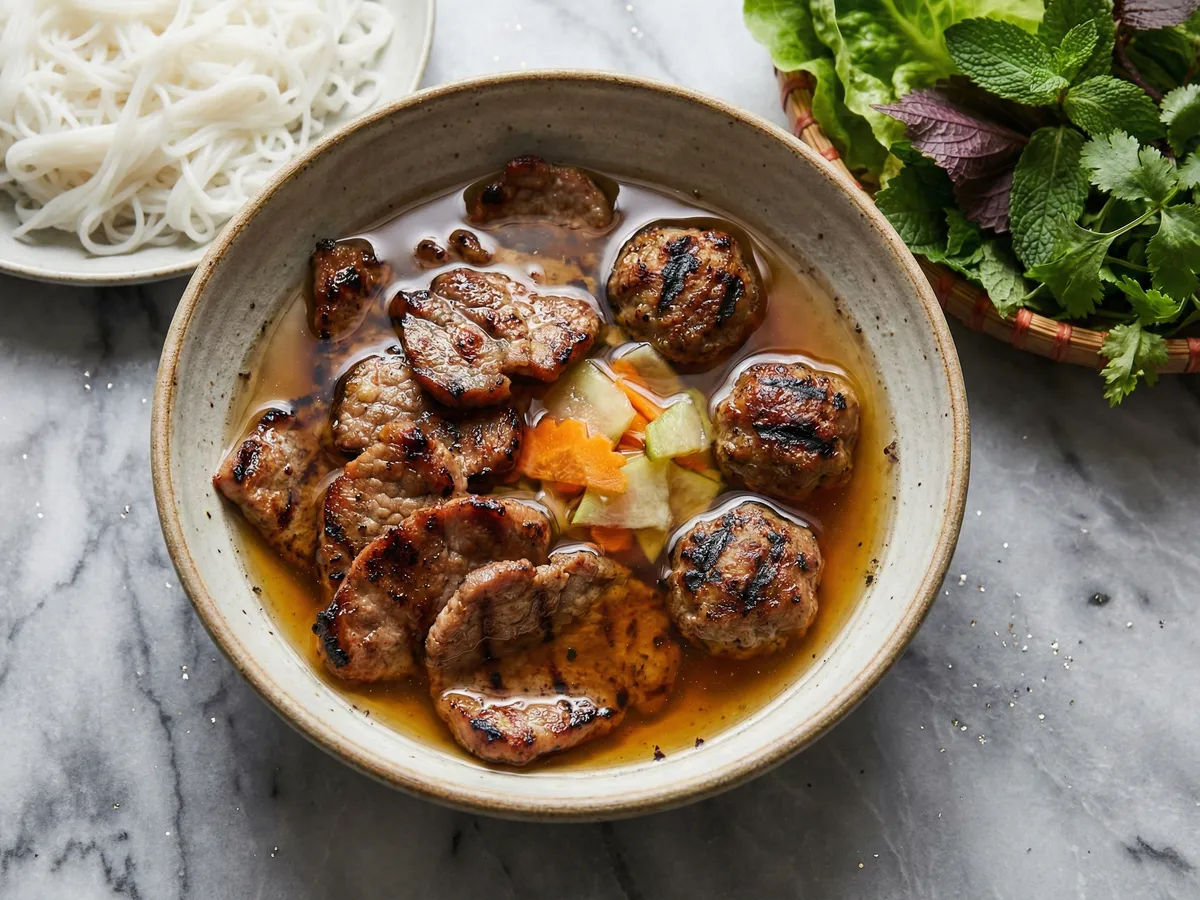 Bun Cha (Grilled Pork with Vermicelli)
