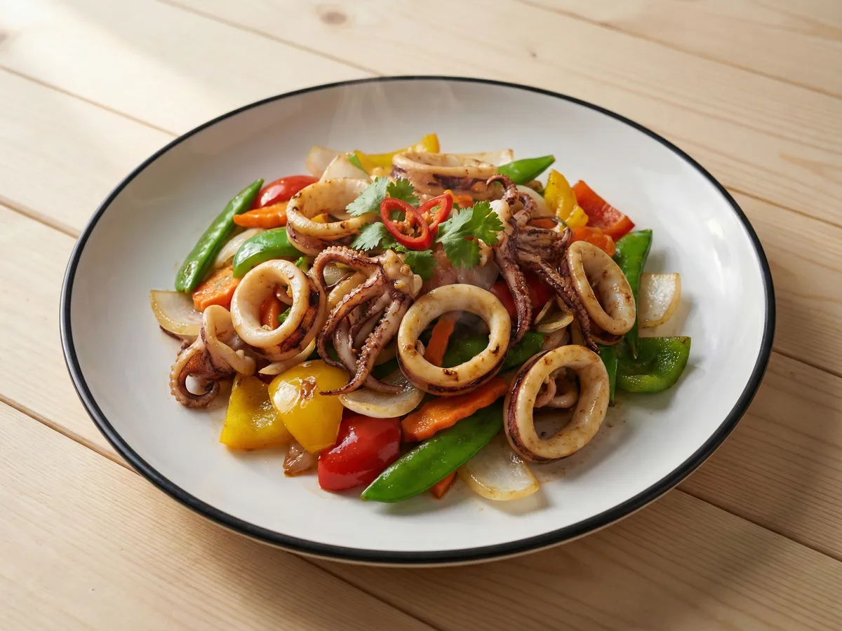 Muc Xao (Vietnamese Stir-fried Squid)